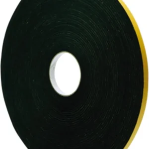 Zwaluw paneltape zwart 12x3mm 25m